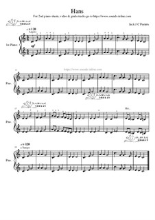 Hans: 1st piano part by Jack J C Peeters