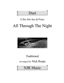 Solo instrument and piano version: For alto saxophone and piano by folklore