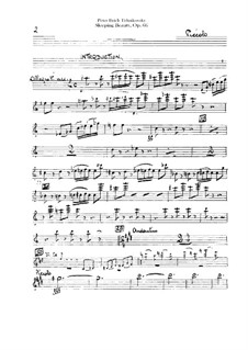 Complete Opera: Flute piccolo part by Pyotr Tchaikovsky