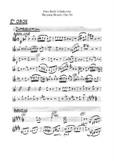 Complete Opera: Oboes II part by Pyotr Tchaikovsky