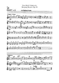 Complete Opera: Cornets parts by Pyotr Tchaikovsky