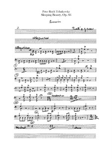 Complete Opera: Percussion parts by Pyotr Tchaikovsky