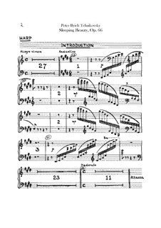 Complete Opera: Harp part by Pyotr Tchaikovsky