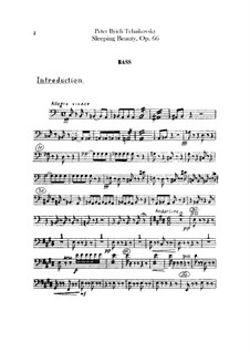 Complete Opera: Double basses part by Pyotr Tchaikovsky