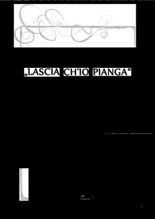 Lascia Ch'io Pianga (Vocal score): For high voice (E-dur) by Georg Friedrich Händel