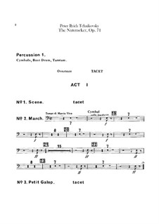 Complete Ballet: Percussion and toy trumpet by Pyotr Tchaikovsky