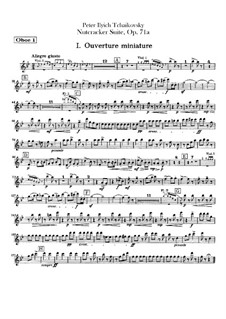 Complete Movements: Oboes and english horn parts by Pyotr Tchaikovsky