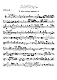 Complete Movements: Flutes parts by Pyotr Tchaikovsky