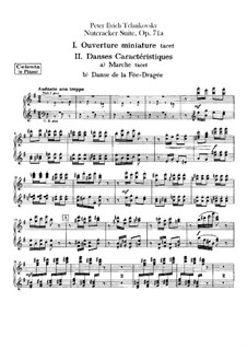 Complete Movements: Celesta or piano part by Pyotr Tchaikovsky