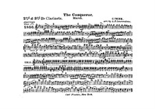 Graf Zeppelin (The Conqueror): Clarinets II, III in B part by Carl Teike