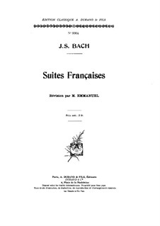 Complete set, BWV 812-817: For piano by Johann Sebastian Bach