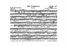 Graf Zeppelin (The Conqueror): Cornet solo part by Carl Teike