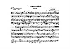 Graf Zeppelin (The Conqueror): Trombone III in B part by Carl Teike