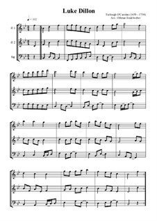 Luke Dillon: Flute, flute and bassoon by Turlough O'Carolan