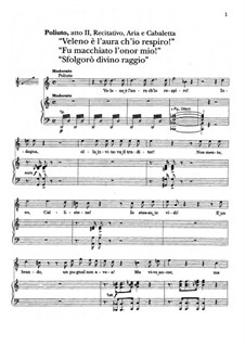 Poliuto: Recitativo, Aria e Cabaletta di Poliuto by Gaetano Donizetti