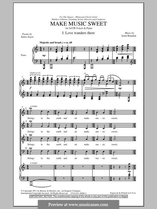 Make Sweet Music by J. Brandon sheet music on MusicaNeo