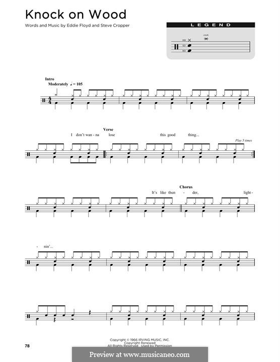 Knock on Wood: Drum set by Eddie Floyd, Steve Cropper