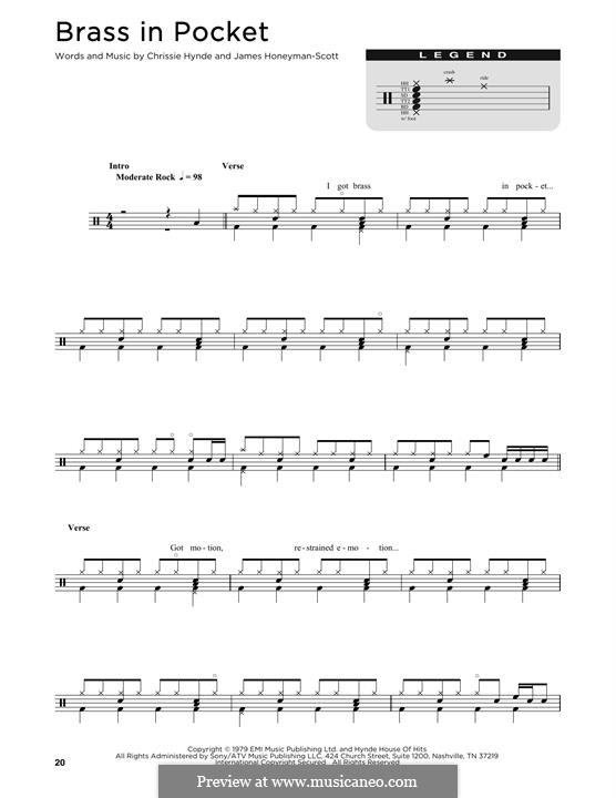 Brass in Pocket (The Pretenders) by C. Hynde, J. HoneymanScott on