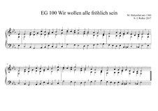 Wir wollen alle fröhlich sein: Es-Dur by Unknown (works before 1850)