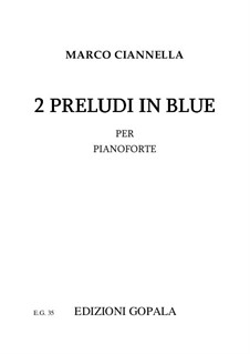 2 Preludi in blue: 2 Preludi in blue by Marco Ciannella