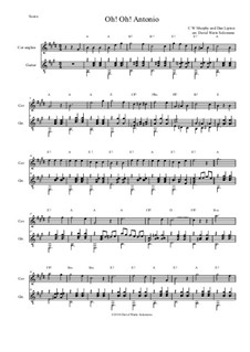 Oh! Oh! Antonio: For cor anglais and guitar by C. W. Murphy, Dan Lipton