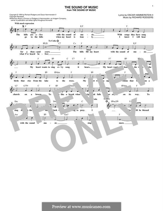 The Sound of Music by R. Rodgers - sheet music on MusicaNeo