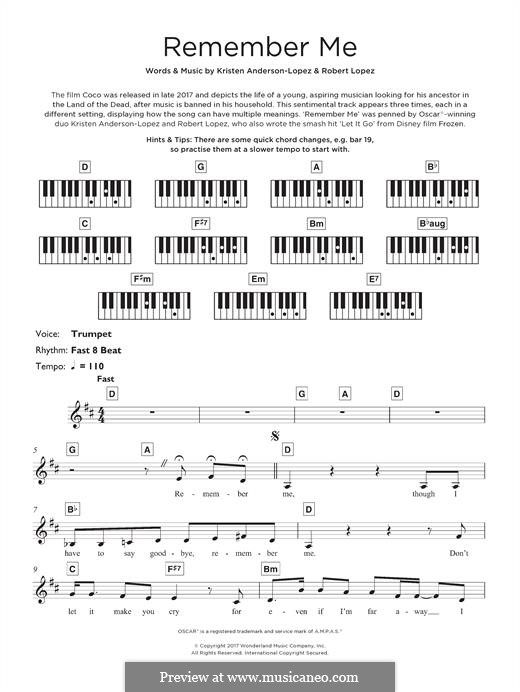 Instrumental version: For keyboard by Robert Lopez, Kristen Anderson-Lopez