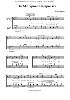 Responses - 'St. Cyprian': Responses - 'St. Cyprian' by Richard Pantcheff