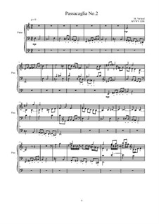 Passacaglia No.2, MVWV 1208: Passacaglia No.2 by Maurice Verheul