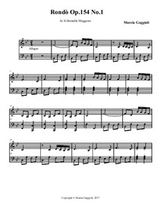 Rondòs, Op.154: Rondò No.1 in Si Bemolle Maggiore by Marzia Gaggioli