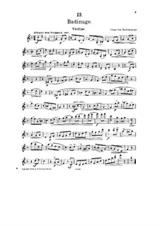 No.13 Badinage: Solo part by César Cui