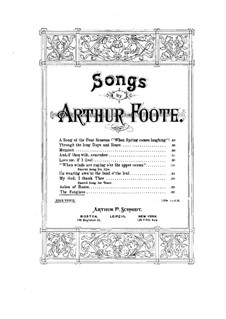 The Foxglove, Op.49 No.3: The Foxglove by Arthur Foote