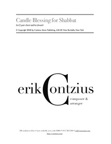 Candle Blessing for Shabbat: Candle Blessing for Shabbat by Erik Contzius