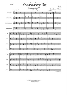 Ensemble version: For quartet recorder by folklore