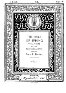 The Smile of Spring: The Smile of Spring by Percy Eastman Fletcher