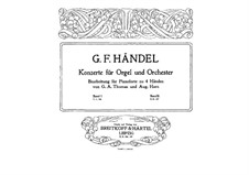 Complete set, HWV 289-294: Version for piano four hands by Georg Friedrich Händel