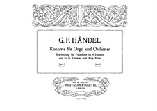 Complete set, HWV 306-311: Version for piano four hands by Georg Friedrich Händel