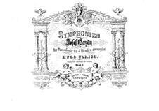 Symphonies (Collection): Volume II. Version for piano four hands by Joseph Haydn