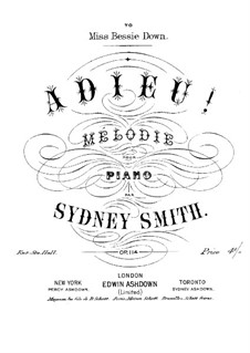 Adieu, Op.114: Adieu by Sydney Smith