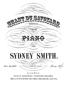 Chant du savoyard, Op.123: Chant du savoyard by Sydney Smith