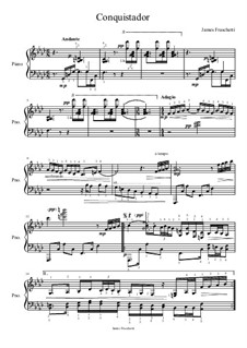 Conquistador by J. Fraschetti - sheet music on MusicaNeo