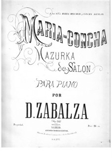Maria-Concha, Op.58: Maria-Concha by Dámaso Zabalza