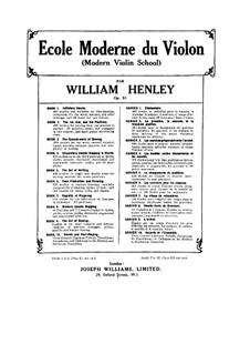 Modern Violin School, Op.51: Book IX by William Ernest Henley