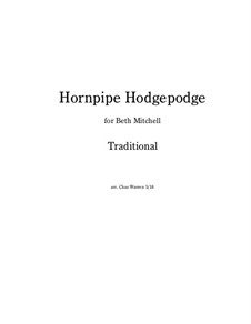 Hornpipe Hodgepodge: For tuba quartet by folklore