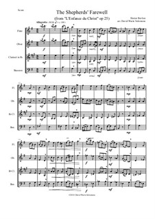 楽譜】ベルリオーズ『キリストの幼時』 Dover publ. Berlioz L