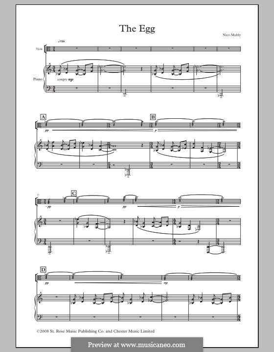 The Reader: Three Arrangements for Viola & Piano (score & parts): The Reader: Three Arrangements for Viola & Piano (score & parts) by Nico Muhly