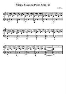 Simple Classical Piano song (2): Simple Classical Piano song (2) by J. Nichols