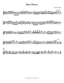 Barn House By L Vosika Sheet Music On Musicaneo