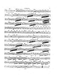 Overture to 'La caravane du Caire': Bassoon part by André Grétry