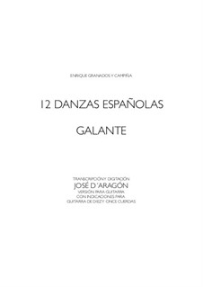 Dance No.1: For guitar by Enrique Granados